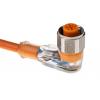 Kabel ovladače snímače, A: Vnitřní, A: Pravoúhlý 4, B: Volný konec, B: Neuzavřený, 32V, IP67, IP69K, řada: RKWT Lumberg