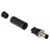 Kulatý konektor, počet kontaktů: 3, Kabel, velikost: M8 Lumberg Automation, pohlaví kontaktu: Vnější, orientace těla: