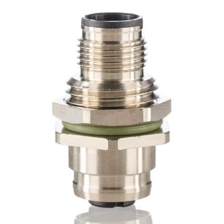 Lumberg Automation Adaptér pro kulaté konektory, řada: FWD 5, orientace těla: Rovný 5 M12 Nikl, 80 °C 5, -25 °C M12,