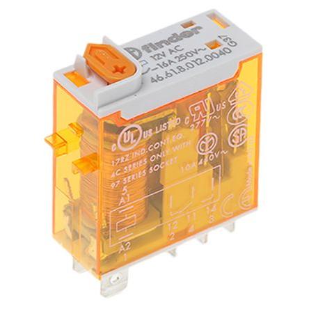 Finder Výkonové relé SPDT 25A 12V ac 46