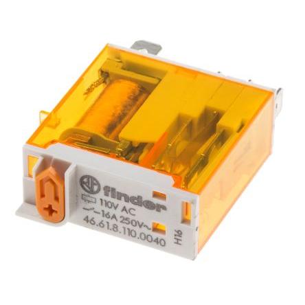 Finder Výkonové relé SPDT 25A 110V ac 46
