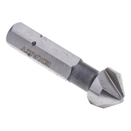 Vrták, Rychlořezná ocel, celková délka: 34 mm 90 ° průměr hlavice 10.4 mm, počet drážek: 3 EXACT 1