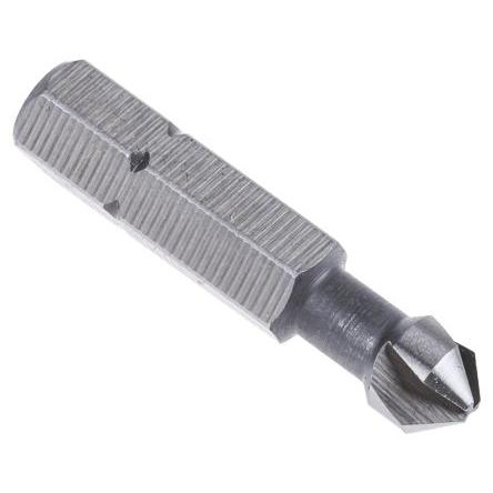 Vrták, Rychlořezná ocel, celková délka: 31 mm 90 ° průměr hlavice 6.3 mm, počet drážek: 3 EXACT 1