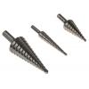 Sada bitů vrtáků, HSS, počet kusů: 3 Stupňový vrták EXACT Kov, max. velikost: 30 mm, min. velikost: 4 mm