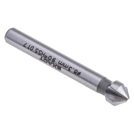 Vrták, Rychlořezná ocel, celková délka: 50 mm 90 ° průměr hlavice 8.3 mm, počet drážek: 3 EXACT 1