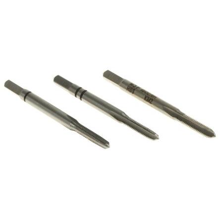Sada závitníků, HSS Ruční závitník, velikost závitu: M3 Metrické ISO DIN 13, celková délka: 40mm EVENTUS