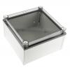 Fibox Nástěnná krabice, řada: CAB PCQ IP66, IP67 Polykarbonát Šedá 298 mm Průhledné dveře 172 mm 298 mm