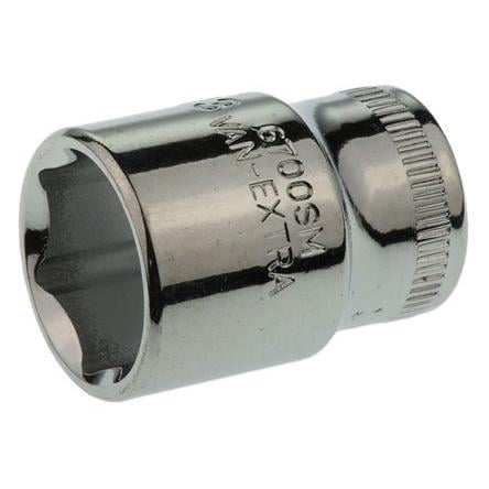 Zásuvka 1/4 in pohon 13 mm 6 bodů Čtvercový, celková délka: 24.7mm Bahco