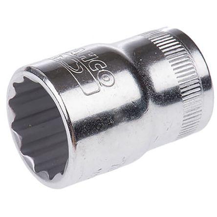 Zásuvka 1/2 in pohon 1 in 12 bodů Čtvercový, celková délka: 42mm Bahco