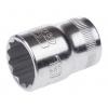 Zásuvka 1/2 in pohon 19 mm 12 bodů Čtvercový, celková délka: 38mm Bahco