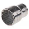 Zásuvka 1/2 in pohon 24 mm 12 bodů Čtvercový, celková délka: 41mm Bahco