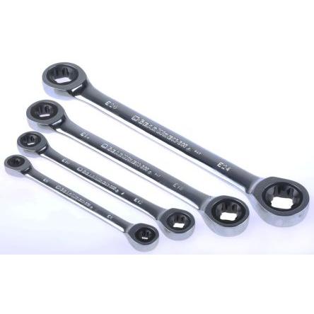 Sada klíčů, počet kusů: 4, Ocel, E6 x E8 to E20 x E24 GearWrench