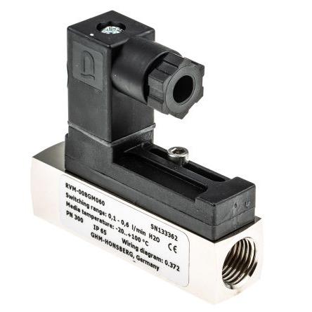 RS PRO Spínač průtoku 120 °C 0.1L/min 0.6L/min G 1/4"