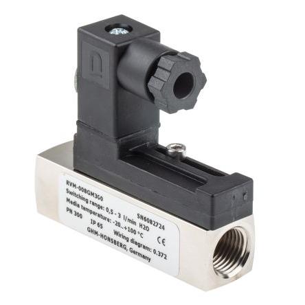 RS PRO Spínač průtoku 120 °C 0.5L/min 3L/min 1/4"