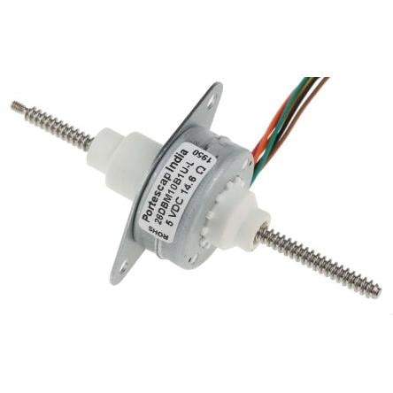 Portescap Elektrický lineární aktuátor 48 mm, řada: 26DBM10B1U, Krokový motor, zatížení: 13.9N