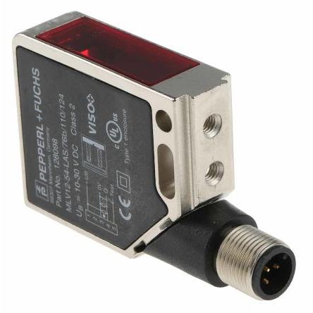 Pepperl + Fuchs Fotoelektrický snímač, řada: MLV12 Laserové světlo Blok, výstup: Dvojčinný Retroreflexní IP67