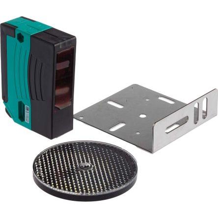 Pepperl + Fuchs Fotoelektrický snímač, řada: 29 LED Blok, výstup: Relé Retroreflexní IP67