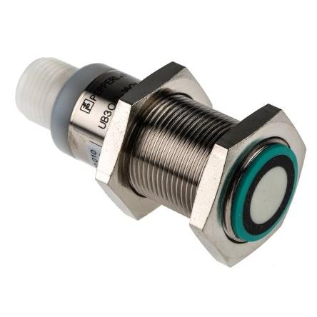 Pepperl + Fuchs Ultrazvukový bezdotykový snímač UB300-18GM40-I-V1 Válec se závitem M18 x 1 20mA IP67 300 mm 4 až 20 mA