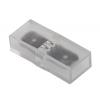 RS PRO Zásuvný konektor, řada: RS PRO Izolované, 6.35 x 0.8 mm, Průhledné Vnější, celková délka: 27.8mm, izolační: