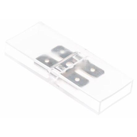 RS PRO Zásuvný konektor, řada: RS PRO Izolované, 6.35 x 0.8 mm, Průhledné Vnější, celková délka: 50mm, izolační: Vinyl,