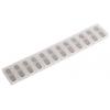 RS PRO Zásuvný konektor, řada: RS PRO Izolované, 6.35 x 0.8 mm, Průhledné Vnější, celková délka: 152mm, izolační: