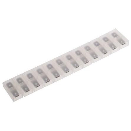 RS PRO Zásuvný konektor, řada: RS PRO Izolované, 6.35 x 0.8 mm, Průhledné Vnější, celková délka: 152mm, izolační: