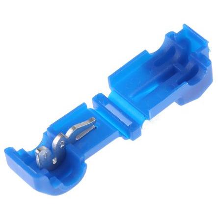 Konektor spojky, řada: RS PRO Kohoutek T Izolované, max. AWG: 14 AWG, min. AWG: 18 AWG barva Modrá RS PRO
