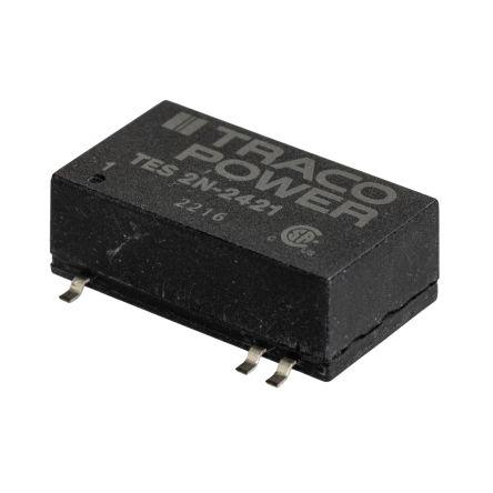 TRACOPOWER Měnič DC/DC TES 2N, výstup: 5V dc 1.5 kV dc, Vin 36V dc 200 mA, Vin 18V 2 W -40 °C 85 °C Povrch