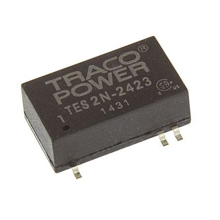 TRACOPOWER Měnič DC/DC TES 2N, výstup: 15V dc 1.5 kV dc, Vin 36V dc 65 mA, Vin 18V 2 W -40 °C 85 °C Povrch
