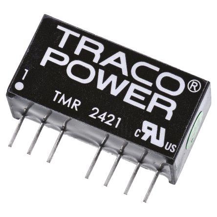 TRACOPOWER Měnič DC/DC TMR 2, výstup: 5V dc 1.6 kV dc, Vin 36V dc 200 mA, Vin 18V 2 W -40 °C 85 °C Průchozí otvor