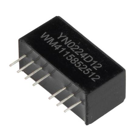 TRACOPOWER Měnič DC/DC TMR 2, výstup: 12V dc 1.6 kV dc, Vin 36V dc 83 mA, Vin 18V 2 W -40 °C 85 °C Montáž na plošný spoj