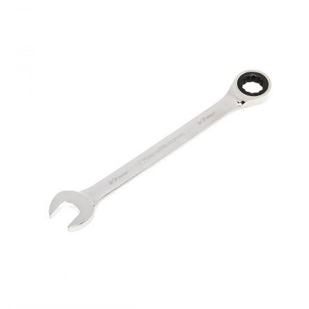 Kombinovaný ráčnový klíč Chromniklovaný 27 mm, celková délka: 359mm GearWrench