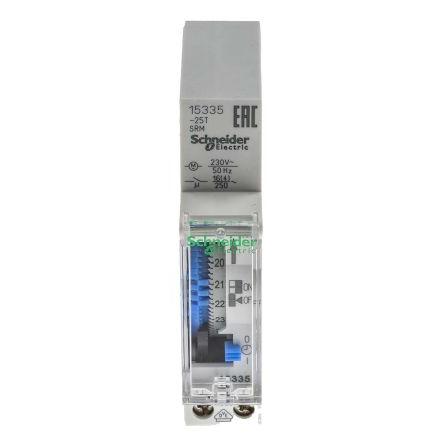 Časový spínač na lištu DIN Acti9 15335, počet kanálů: 1 Schneider Electric 230V ac