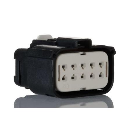 Molex Ochranný kryt konektoru, řada: MX150L Vnitřní, rozteč: 5.84 mm, počet kontaktů: 10, počet řad: 2, orientace těla: