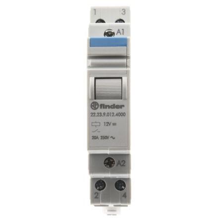Finder Výkonové relé Lišta DIN 20A 12V dc 22