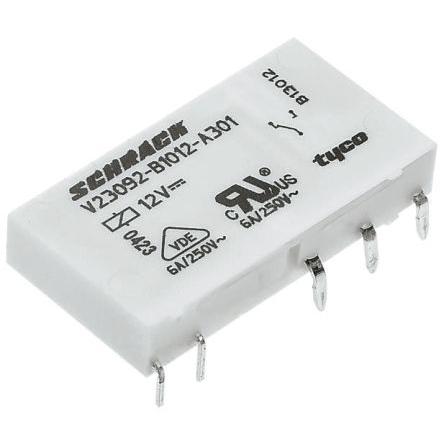 TE Connectivity Výkonové relé SPDT Montáž na plošný spoj 6A 24V dc SNR