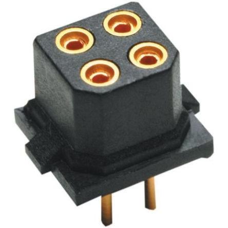Patice PCB, řada: M80, orientace těla: Rovný, rozteč: 2 mm Deska-deska, počet kontaktů: 12, počet řad: 2, Průchozí otvor