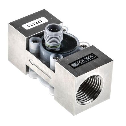 RS PRO, řada: RS PRO Průtokoměr 125 °C 0.3L/min 10L/min BSP 1/2 ZBP, 1/4 BSP