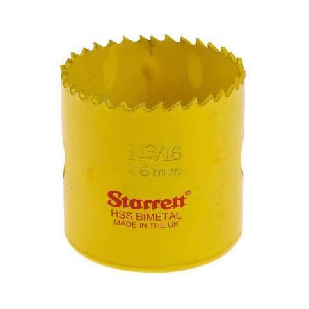 Vrták, HSS, Náplast, Plastové, Nerezová ocel, Dřevo, Kov, Měkká ocel 46 mm Bimetal hloubka řezu 38 mm Starrett