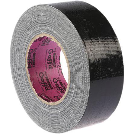 Gaffa páska Pryžová pryskyřice, Černá Lesklý 50mm, délka: 50 m tloušťka 0.22 mm AT202 Advance Tapes
