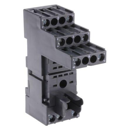 TE Connectivity Objímka relé pro Řada PT2 14 240V ac Lišta DIN
