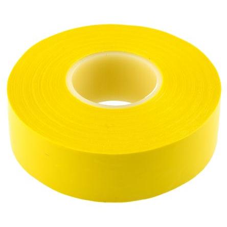 Elektrikářská páska, název: AT7, Žlutá Polyvinylchlorid 8000 V 19mm x, délka: 20 m tloušťka 0.13 mm Advance Tapes