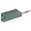 Hirschmann Test & Measurement Banánek, 4 mm, 60V dc, 24A, Zelená, Vnější Šroubová, materiál kontaktu: Slitina berylia a