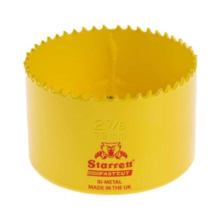 Vrták, Rychlořezná ocel s kobaltem 73 mm Bimetal hloubka řezu 38 mm Starrett