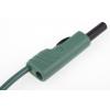 Hirschmann Test & Measurement Banánek, 4 mm, 1000V, 24A, Zelená, Vnější Šroubová, materiál kontaktu: Slitina berylia a