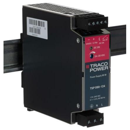 TRACOPOWER Napájecí zdroj na lištu DIN TSP, počet výstupů: 1 Spínaný režim 264V ac 3.75 A St. 28V dc DC 90 W