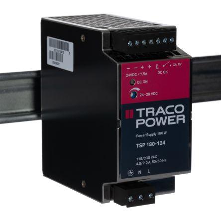 TRACOPOWER Napájecí zdroj na lištu DIN TSP, počet výstupů: 1 Spínaný režim 132V ac 7.5 A St. 28V dc DC 180 W