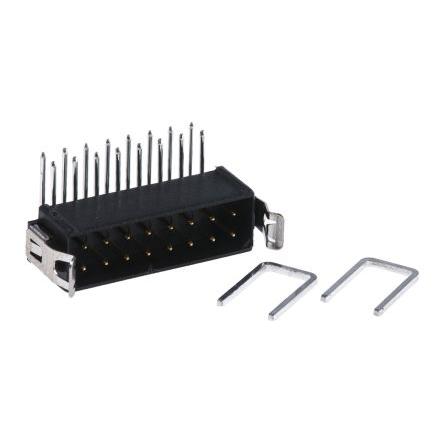 HARWIN Konektor PCB, řada: Datamate L-Tek, Deska-deska, Vodič-deska, počet kontaktů: 16, počet řad: 2, rozteč: 2 mm,