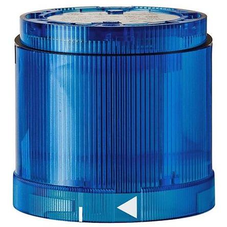 Werma, rozsah: 843 Maják barva čočky Modrá Blikající LED Jednotka majáku 230V ac barva pouzdra Černá základna 70 mm St.