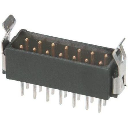 HARWIN Konektor PCB, řada: Datamate L-Tek, Deska-deska, Vodič-deska, počet kontaktů: 20, počet řad: 2, rozteč: 2 mm,